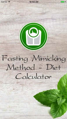 Fasting Mimicking Method - Diet Calculator